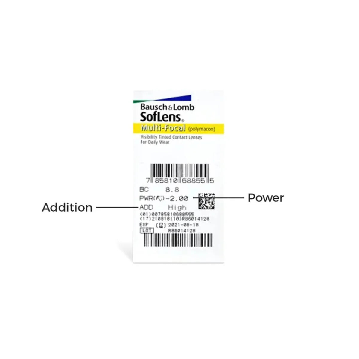 Soflens Multifocal Monthly Disposable For Presbyopia (6 Lens Pack) by Bausch & Lomb
